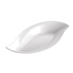 Biradlı BRD-118520 Melamine Boat Cold Appetiser Presentation Plate, 50x24x6 cm - Biradlı