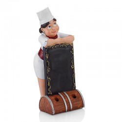 Biradlı BRD-123007 Decorative Chef Figure, 30 cm - Biradlı