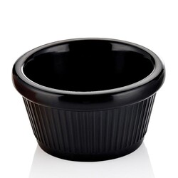 Biradlı BRD-2010 Melamine Sauce and Jam Holder, 3.5x7 cm, Black - Biradlı