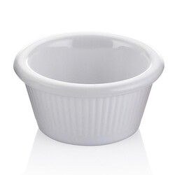 Biradlı BRD-2010 Melamine Sauce and Jam Holder, 3.5x7 cm, White - Biradlı