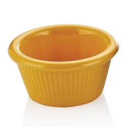 Biradlı BRD- 2010Melamine Sauce and Jam Holder, 3.5x7 cm, Yellow - Biradlı