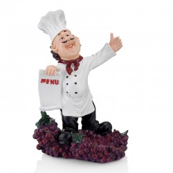 Biradlı BRD-2037 Decorative Chef Figure, 31 cm - Biradlı