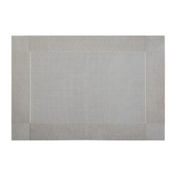 Biradlı BRD-2067 مفرش صحون بولي كلوريد الفينيل مستطيل الشكل، 30 × 45 سم، رمادي - Biradlı