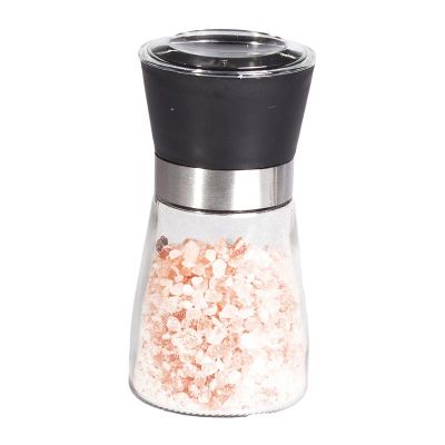 Biradlı BRD-236 Glass Salt and Pepper Grinder, Plastic Head, 13 cm - Biradlı