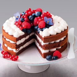 Biradlı BRD-259551 Standing Melamine Cake and Pastry Presentation Stand, 35 cm - Biradlı