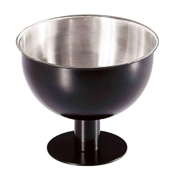 Biradlı BRD-3074 Steel Puch Bowl, 20x20 cm, Black - Biradlı