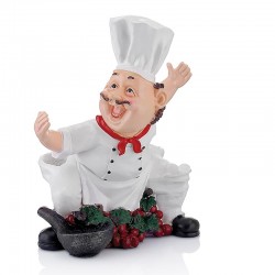 Biradlı BRD-3311 Model 1 Decorative Chef Figure, 34 cm - Biradlı