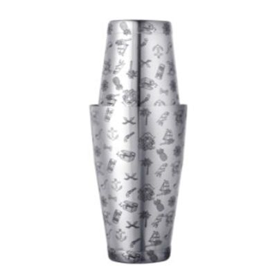 Biradlı BRD-3399 Tattoo Boston Shaker, 550/750 cl - 1