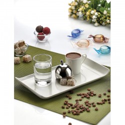 Biradlı BRD-406410 Rectangular Turkish Coffee Service Set, 26x14.50 cm - Biradlı (1)