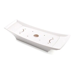 Biradlı BRD-449990 صحن تقديم بارد بقارب ميلامين، 50 × 21 × 8.5 سم - Biradlı