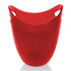 Biradlı BRD-4637 Acrylic Bottle Bucket, 22.2x21.6x26.6 cm, Red - Biradlı