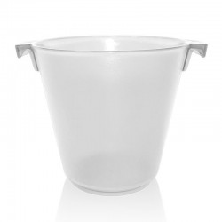 Biradlı BRD-4638 دلو زجاجة أكريليك، 28x23x23 سم، شفاف - Biradlı