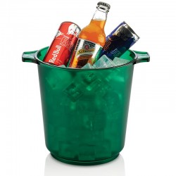 Biradlı BRD-4638 دلو زجاجة أكريليك، 28x23x23 سم، أخضر - Biradlı