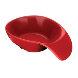 Biradlı BRD-516205 Açık Büfe Minimal Sos Tabağı, 13x9 cm, Kırmızı - Biradlı