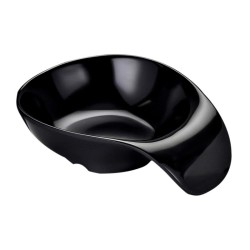 Biradlı BRD-516205 Açık Büfe Minimal Sos Tabağı, 13x9 cm, Siyah - Biradlı