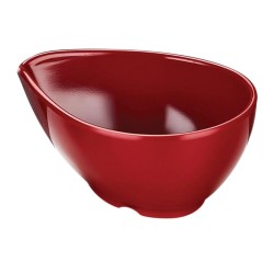 Biradlı BRD-516404 Buffet Minimal Sauce Plate, 10.5x7.5x4.5 cm, Red - Biradlı