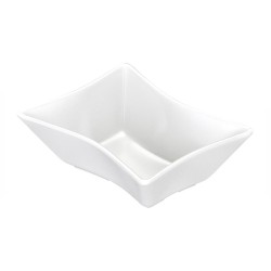 Biradlı BRD-516504 Açık Büfe Minimal Sos Tabağı, 11.5x7x4 cm, Beyaz - Biradlı