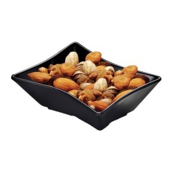 Biradlı BRD-516504 صحن بوفيه صلصة صغير، 11.5 × 7 × 4 سم، أسود - Biradlı