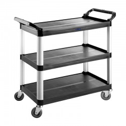 Biradlı BRD-54 Plastic Service Trolley, 52x96x107 cm, Black - Biradlı