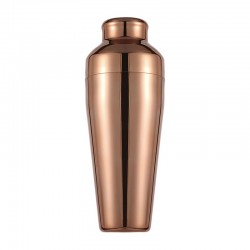 Biradlı BRD-601 French Model Stainless Steel Shaker, 600 ml, Copper - Biradlı
