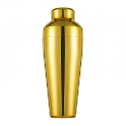 Biradlı BRD-601 French Model Stainless Steel Shaker, 600 ml, Gold - Biradlı