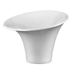 Biradlı BRD-632280 Oval Melamine Deep Presentation Bowl, 23x18x14.5 cm - Biradlı