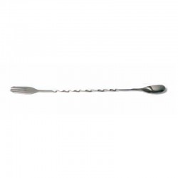 Biradlı BRD-682 Bar Spoon with Twisted Fork, 33 cm - Biradlı