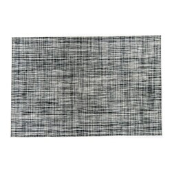 Biradlı BRD-877 PVC Patterned American Service, 30x45 cm, Black-White - Biradlı