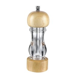 Biradlı BRD-A036 Wooden Pepper Mill, 6x16 cm - Biradlı