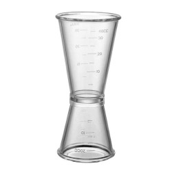 Biradlı BRD-EF184 Polycarbonate Jigger, 20/40 ml - Biradlı