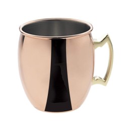 Biradlı BRD-M100 Steel Moscow Mule Tumbler, 500 cc, Copper - Biradlı
