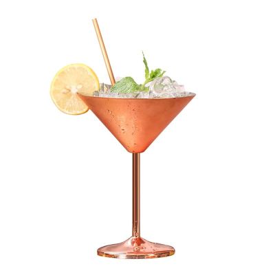 Biradlı BRD-M200 Martini Bardağı, 250 ml, Bakır - 1