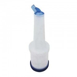 Biradlı BRD-PBA Sauce and Cocktail Syrup Pourer, 1000 cc, Blue - Biradlı