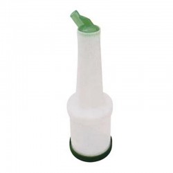 Biradlı BRD-PBA Sauce and Cocktail Syrup Pourer, 1000 cc, Green - Biradlı