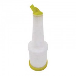 Biradlı BRD-PBA Sauce and Cocktail Syrup Pourer, 1000 cc, Yellow - Biradlı