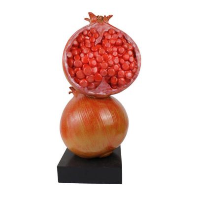 Biradlı GRV-G124 Dekoratif 2'li Nar, 21x19x52 cm - 1