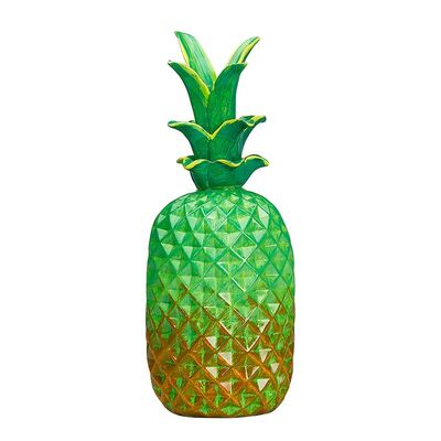 Biradlı GRV-G619 Dekoratif Ananas, 15x15x37.5 cm, Yeşil - 1