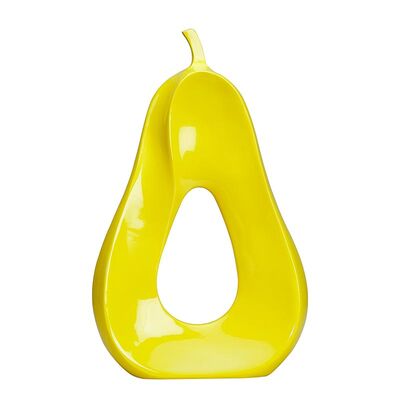 Biradlı GRV-G557 Dekoratif Delikli Armut, 25x9x40 cm, Sarı - 1