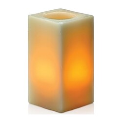 Biradlı FX3060 Dikdörtgen Ledli Mum, Şamdanlık, 15 cm - Biradlı