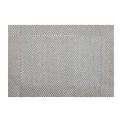 Biradlı BRD-2067 Dikdörtgen PVC Amerikan Servis, 30x45 cm, Gri - 1