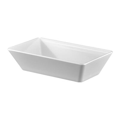 Biradlı BRD-117510 Dikdörtgen Melamin Salata Sunum Kasesi, 25x15x7 cm - 1