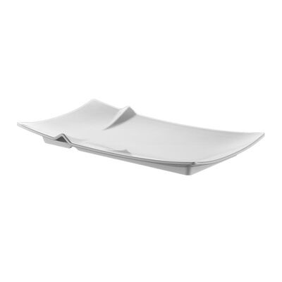 Biradlı BRD-411740 Dikdörtgen Melamin Sunum Tabağı, 35x20x3.5 cm - 1