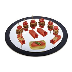 Biradlı EL-02 Rectangular Mirrored Plexi Display Stand, 45x29x5 cm - Biradlı