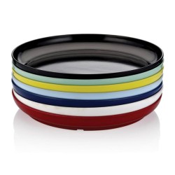 Biradlı FTS-1960 Round Melamine Display Tray, 39x5 cm, White - Biradlı