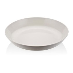 Biradlı FTS-1980 Round Melamine Display Tray, 33x9 cm, White - Biradlı