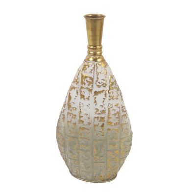 Biradlı Groovy GRV-11241 Dekoratif Metal Vazo, 28.5x12.5x64.5 cm - 1