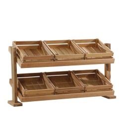 Biradlı Groovy GRV-1915 3 Katlı Açık Büfe Sunum - Biradlı