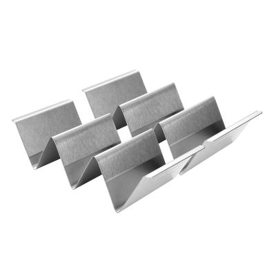 Biradlı Groovy GRV-1978 Çelik Taco Sandviç Standı, 21.5x10x5 cm - 1