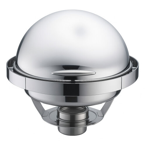 Biradlı Groovy GRV-3011 Roll Top Round Top Chafing Dish, Gel Fuelled - Biradlı