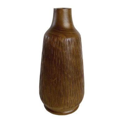 Biradlı Groovy GRV-31085 Dekoratif Ahşap Vazo, 20x45 cm - 1